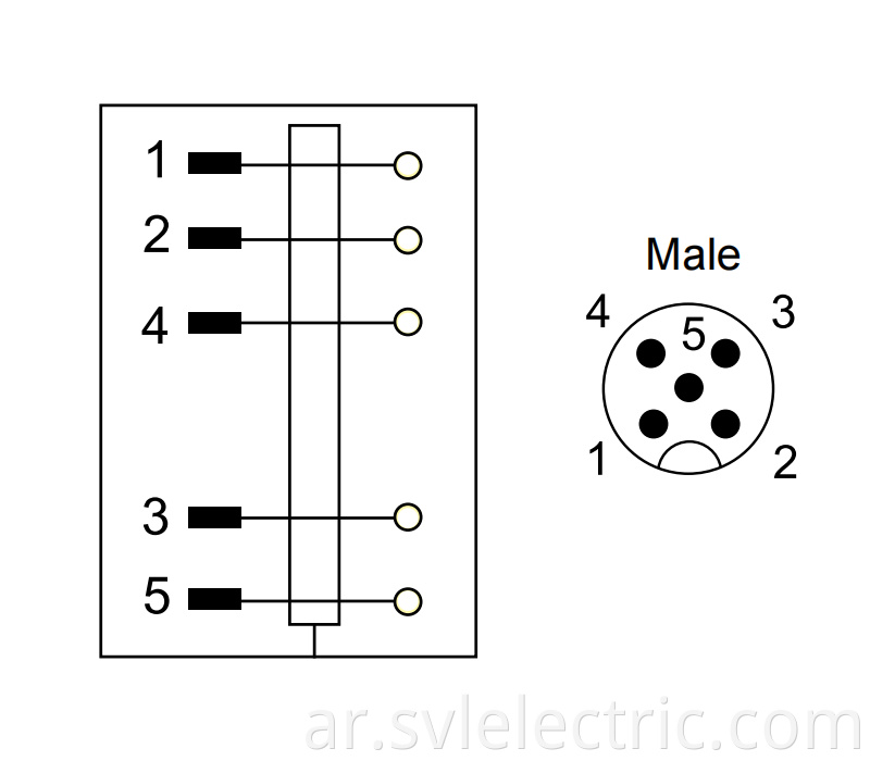 M12 Right Angle Connector